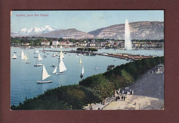 GENEVE - Jetée des Paquis - 1911