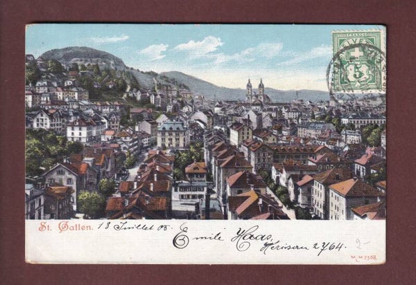 ST. GALLEN - Teilansicht - 1905