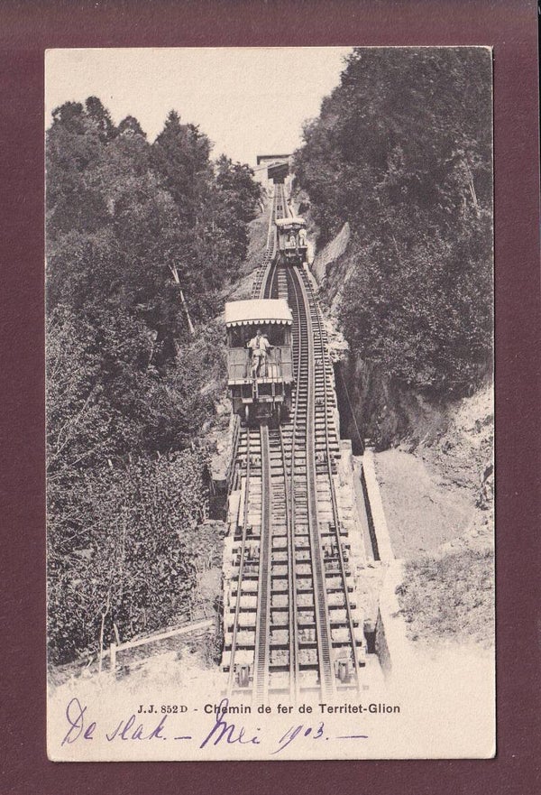 Chemin de fer TERRITET-GLION - 1903