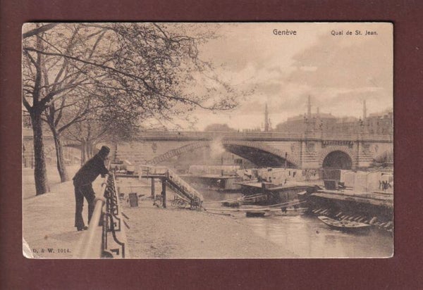 GENEVE - Quai de St. Jean - 1905