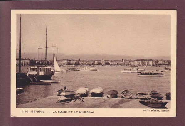 GENEVE - La Rade - Vue sur le Kursaal