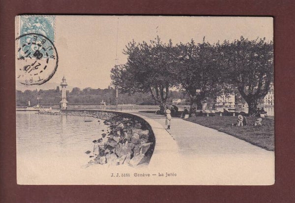 GENEVE - La Jetée - 1908