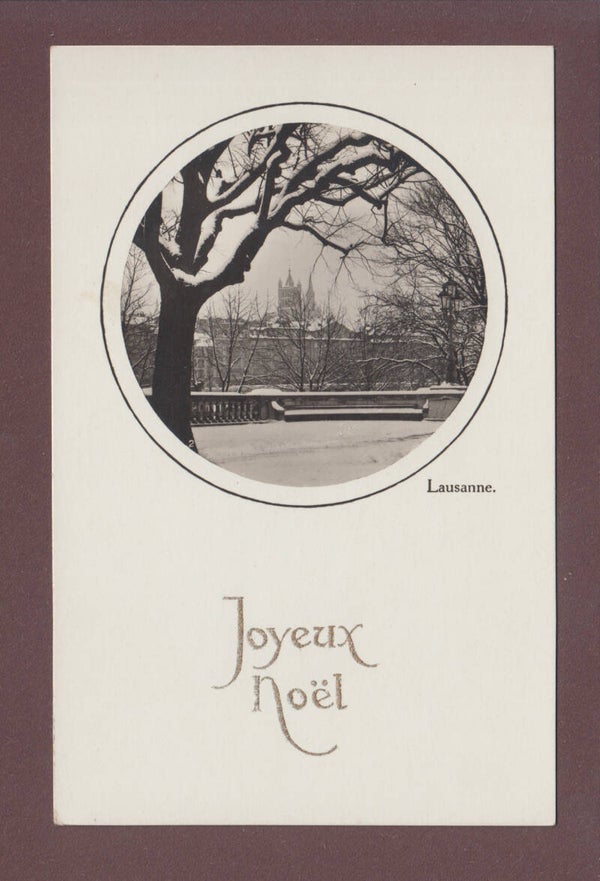 LAUSANNE sous la neige - Joyeux Noël