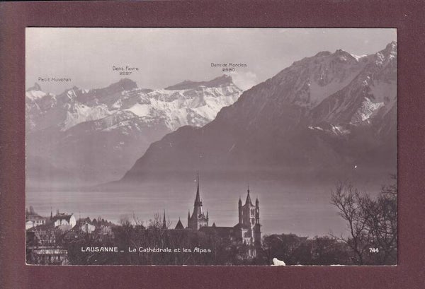 LAUSANNE et les Alpes