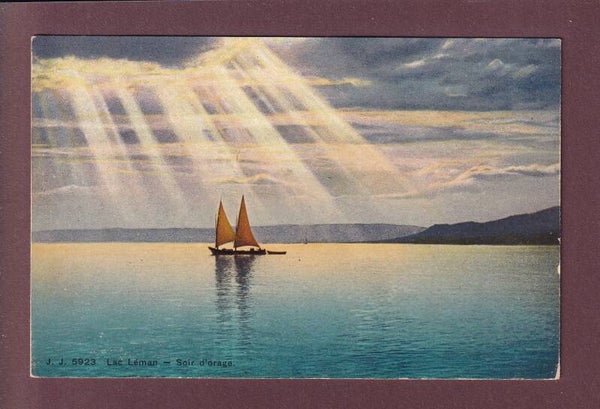 LAC LEMAN - Soir d'orage