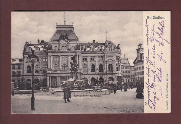 ST. GALLEN - Börsenplatz - 1911