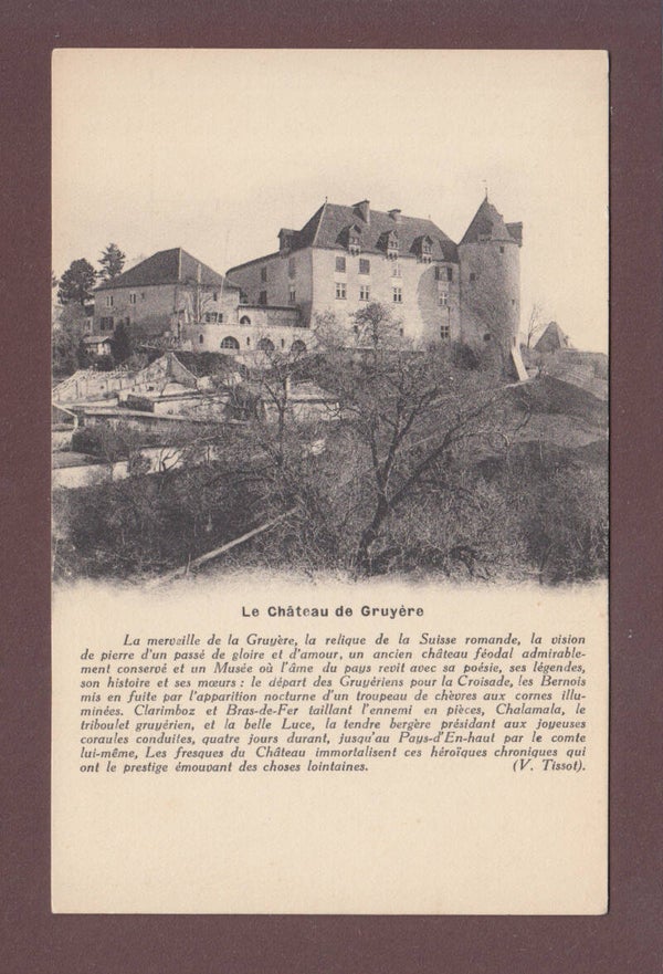 Château de GRUYERES avec descriptif