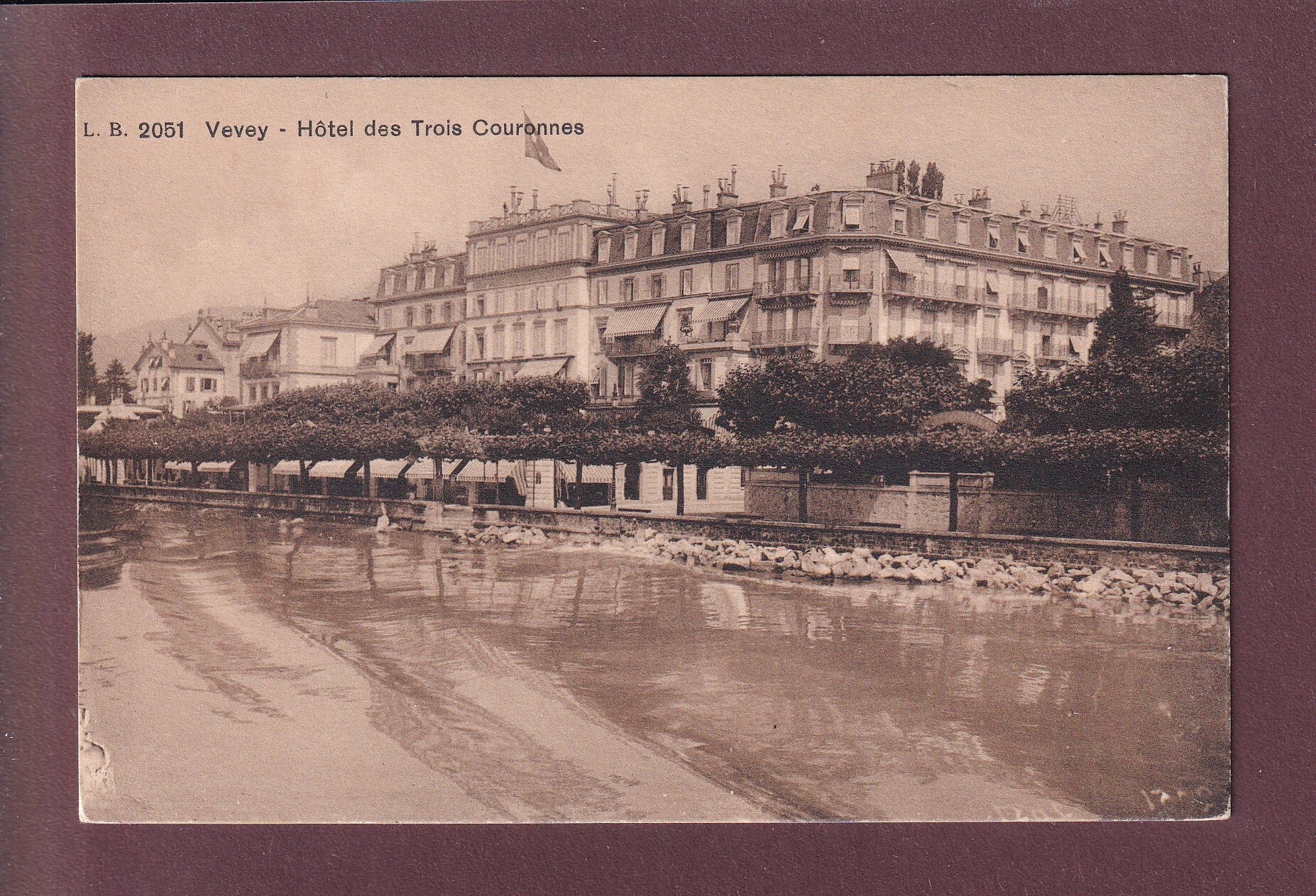 VEVEY - Hôtel des Trois Couronnes