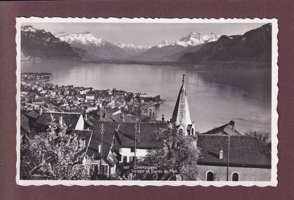 CHARDONNE - Vue sur Vevey - 1947