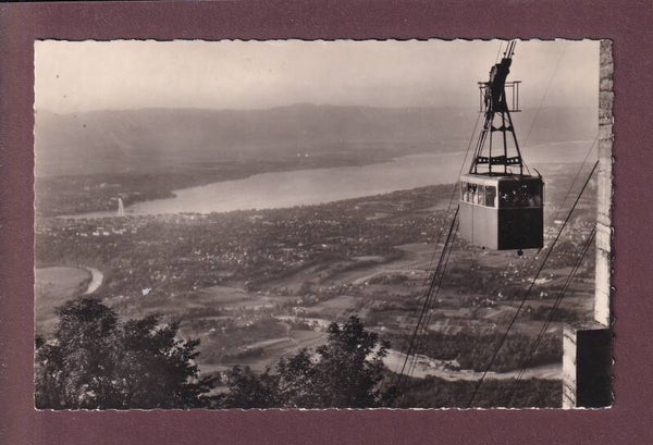 GENEVE vue du Mont Salève - Téléphérique