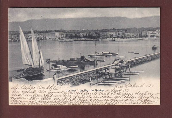 GENEVE - Le Port - 1902