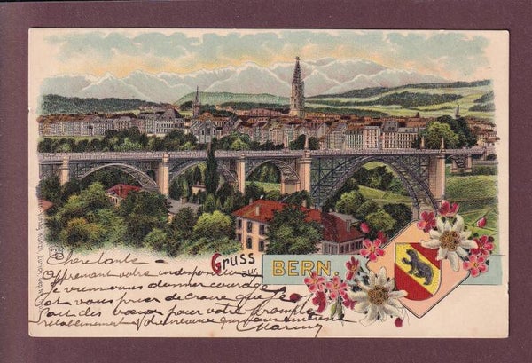 Gruss aus BERN - Litho Kunzli