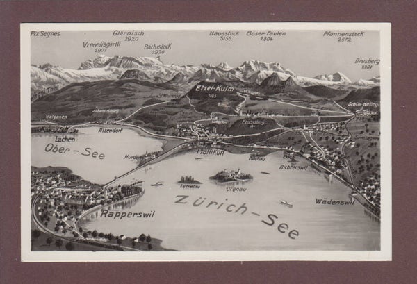 RAPPERSWIL und Umgebung - Vogelschau