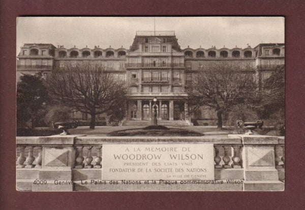 GENEVE - Palais des Nations - 1931