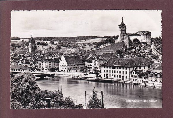 SCHAFFHAUSEN - Munot - Schiff - 1944