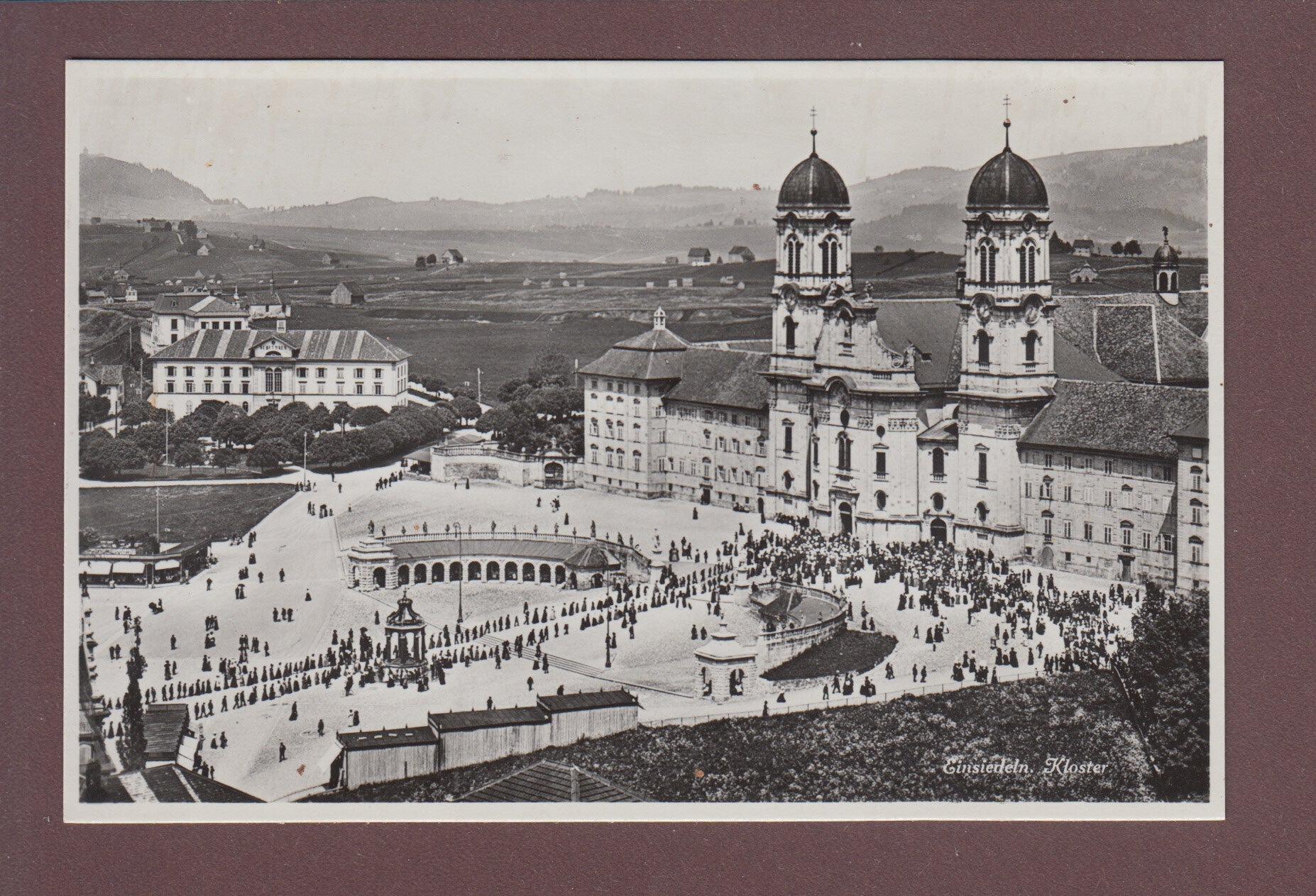 EINSIEDELN - Kloster - Leute