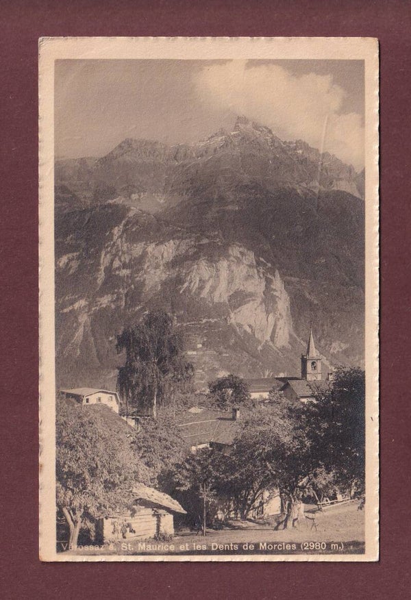 VEROSSAZ - Dents de Morcles - 1913
