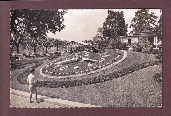 GENEVE - Horloge fleurie - Enfant - 1955