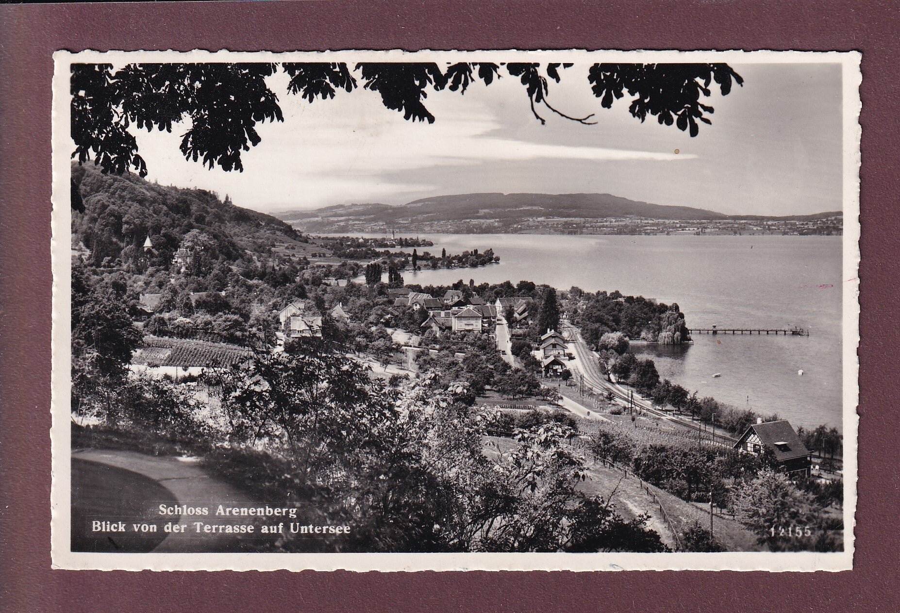 Salenstein - SCHLOSS ARENENBERG - Bahnhof - 1950
