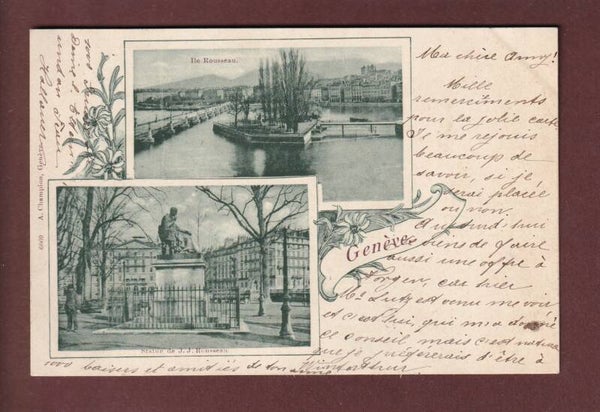 GENEVE - Multivues - 1899
