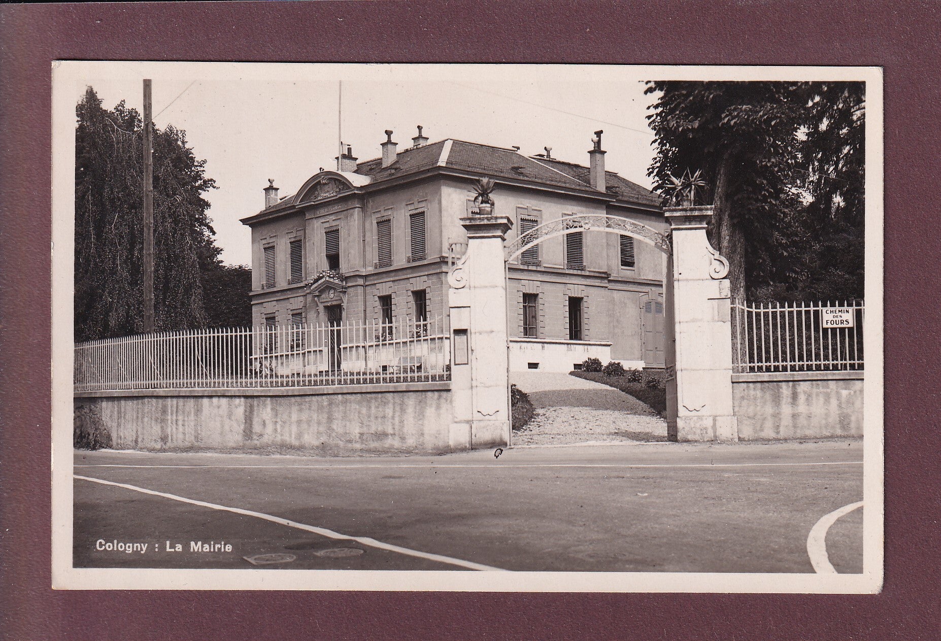 COLOGNY - La Mairie - 1937