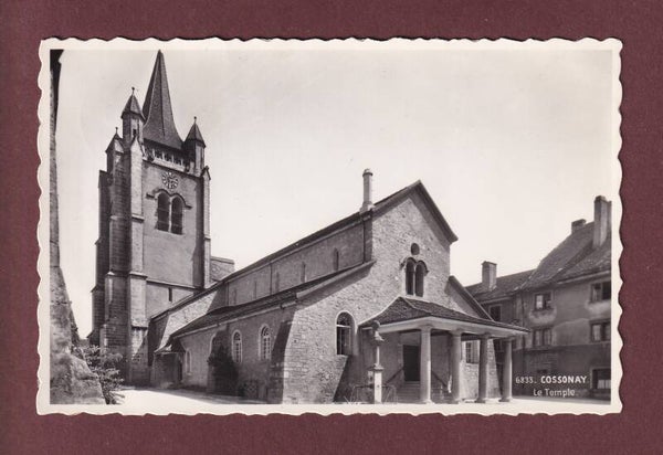 COSSONAY - Le Temple - 1953