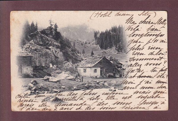 PAYSAGE DES ALPES - 1904