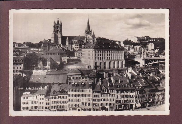 LAUSANNE - Vue sur la Cité - 1938