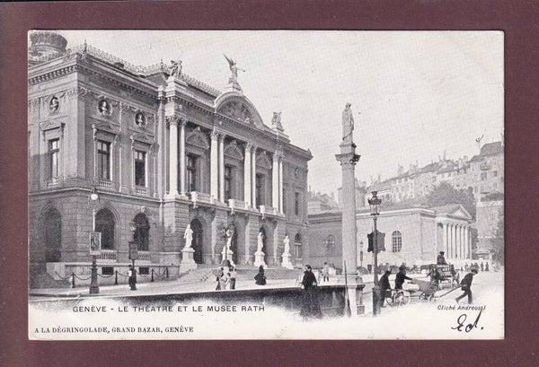 GENEVE - Théâtre et Musée Rath - 1901