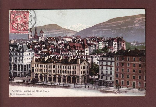 GENEVE - Credit Lyonnais - 1906