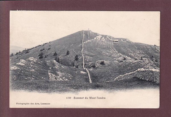 Sommet du MONT TENDRE - 1908