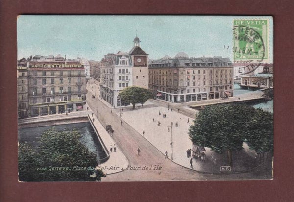 GENEVE - Place Bel-Air - 1908