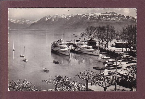 LAUSANNE - Ouchy - Bateau CGN - 1961