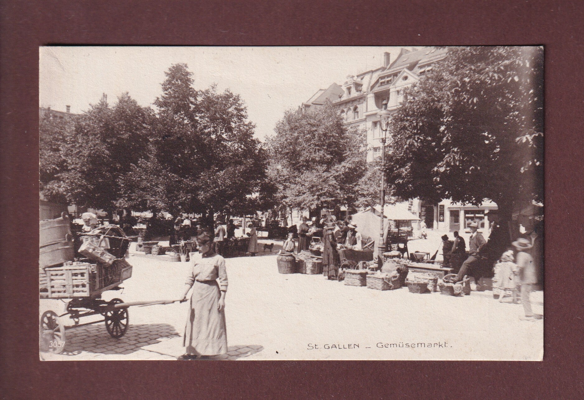 ST. GALLEN - Gemüsemarkt - 1930