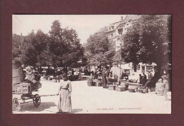 ST. GALLEN - Gemüsemarkt - 1930