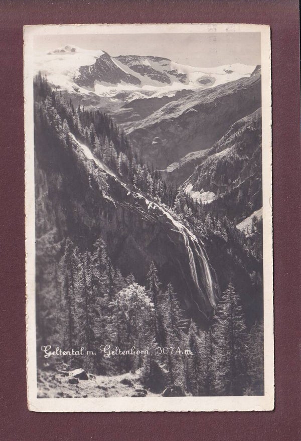 GELTENTAL - GELTENHORN - 1934