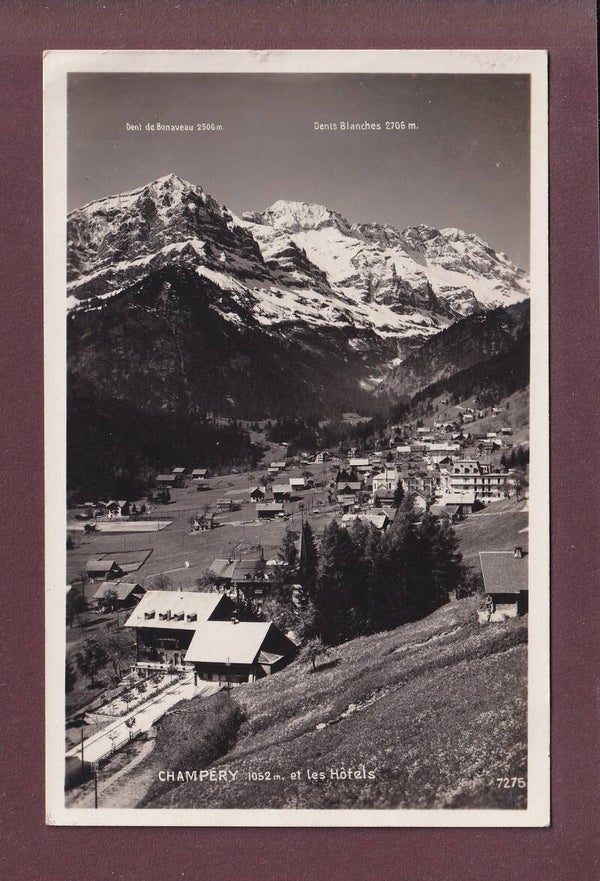 CHAMPERY - Les Hôtels - 1931
