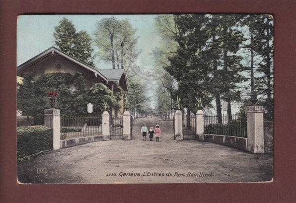 GENEVE - Entrée du Parc Révilliod