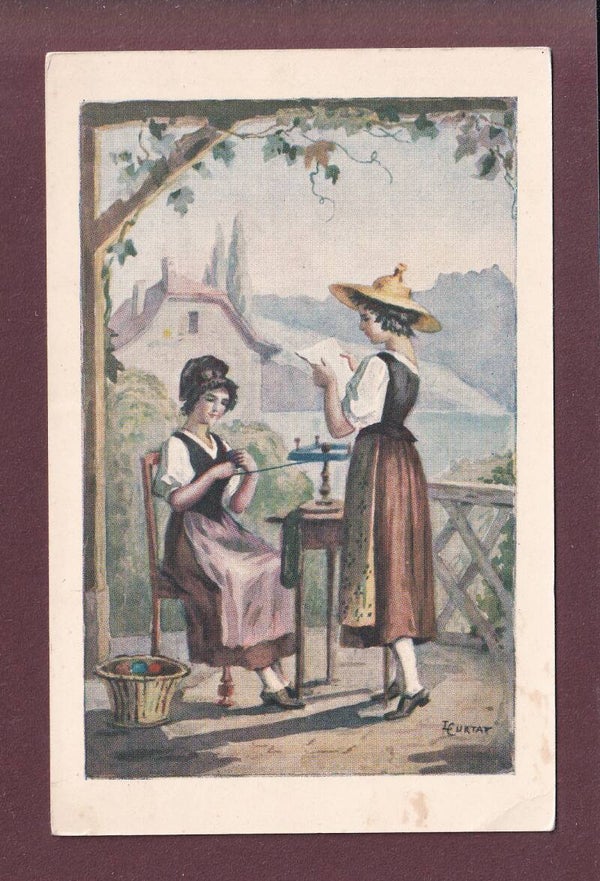 VAUD - Costume - L. Curtat // pli d'angle //