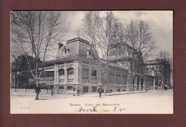GENEVE - Ecole des Beaux-Arts - 1904