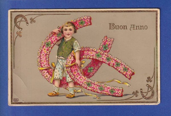 CAPODANNO - Bambini - Fiori - 1911