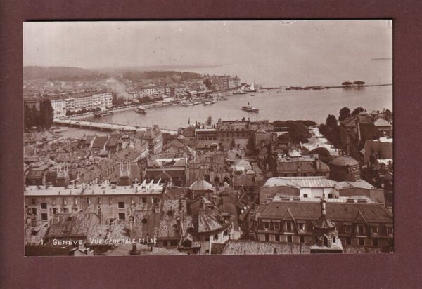 GENEVE - Vue partielle - 1925