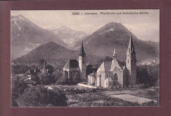 INTERLAKEN - Pfarrkirche und Kathollische Kirche