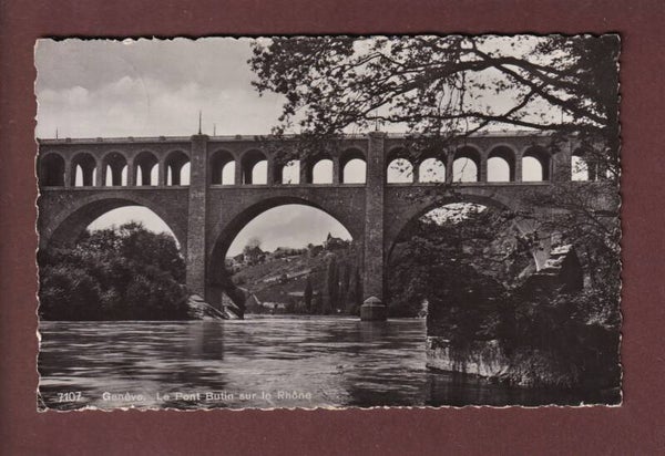 GENEVE - Pont Butin - 1937 // pli //