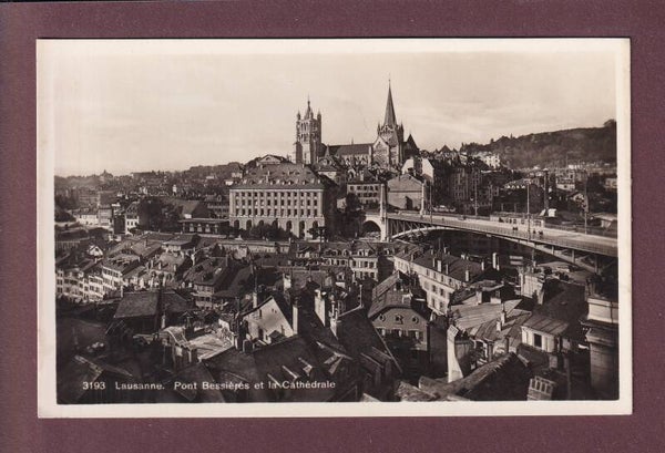 LAUSANNE - Pont Bessières - Cathédrale
