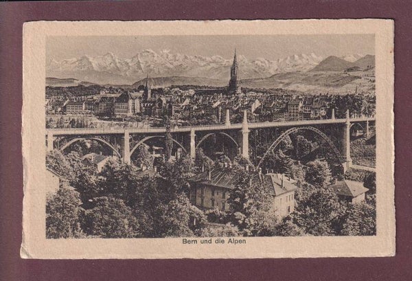 BERN und die Alpen - 1911