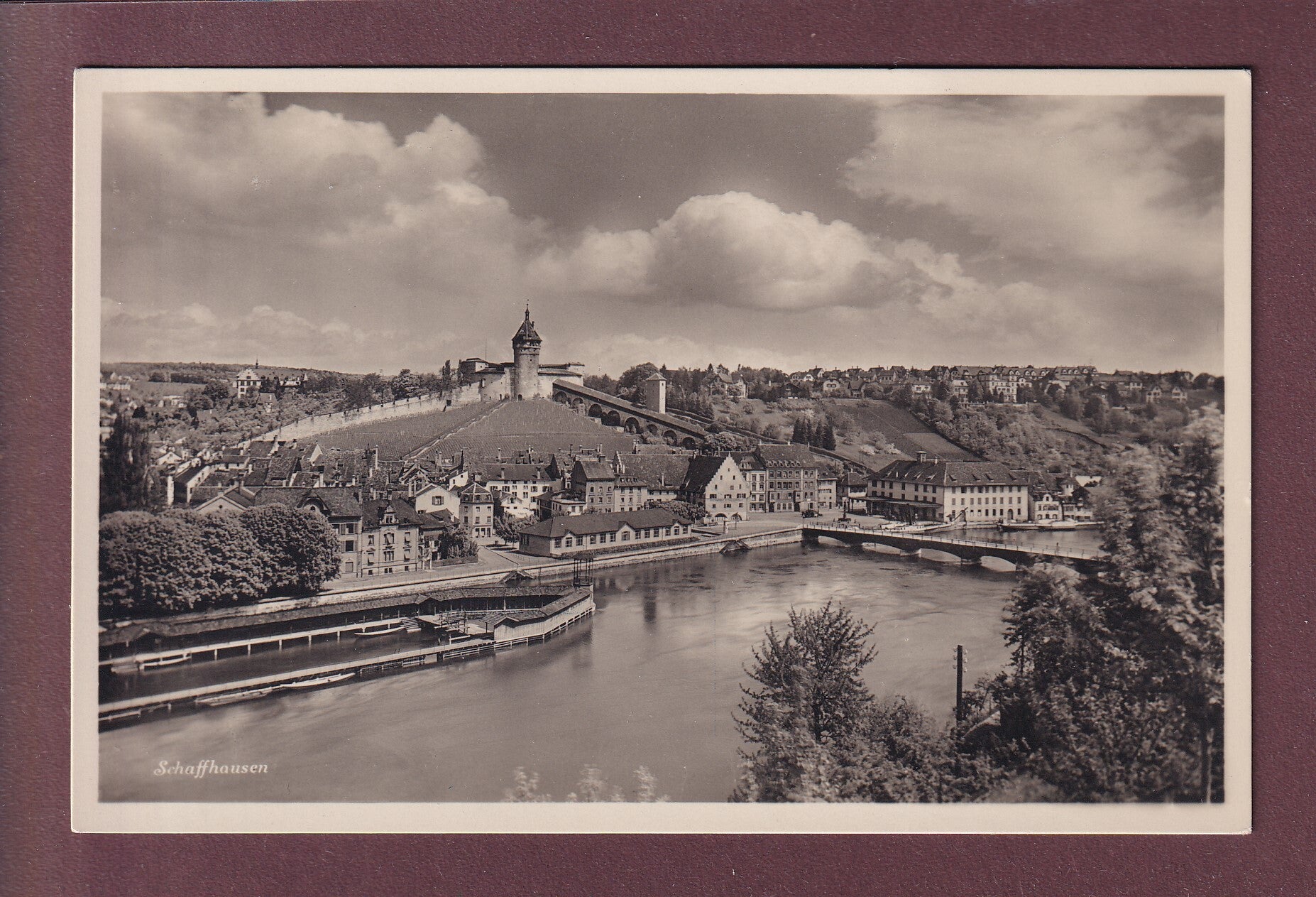 SCHAFFHAUSEN - Munot - Schiff - 1944