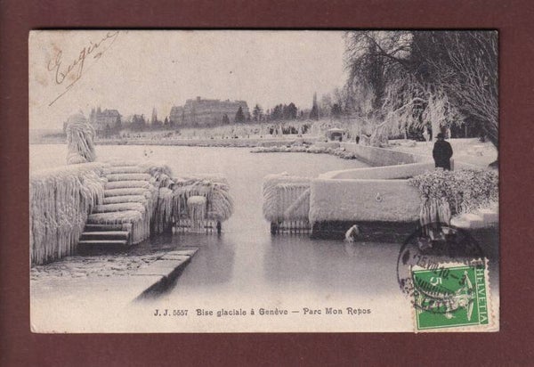 GENEVE - Bise glaciale - Parc Mon Repos - 1910