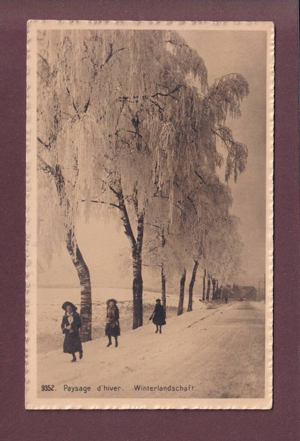 Paysage d'HIVER - WINTERLANDSCHAFT