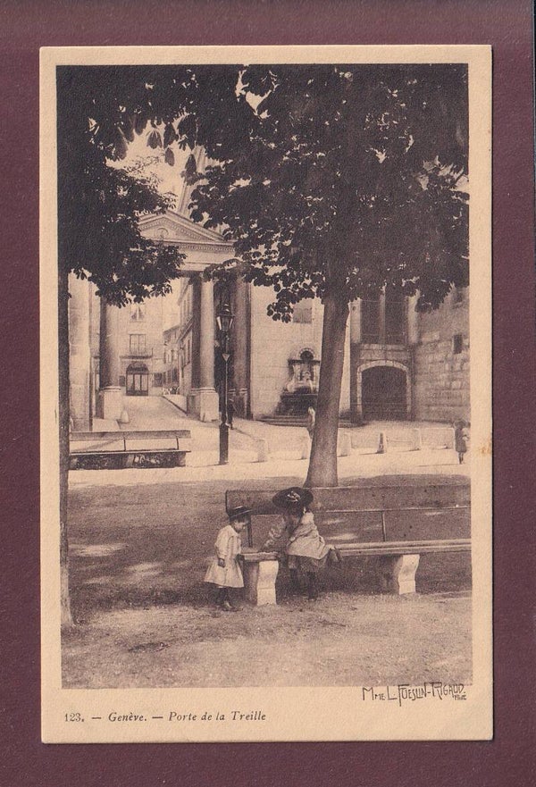 GENEVE - Porte de la Treille